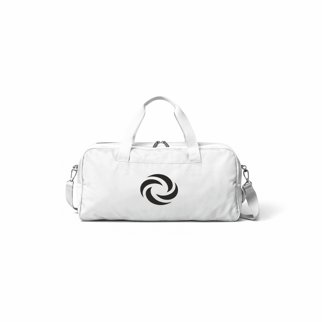 White Swirl Duffel