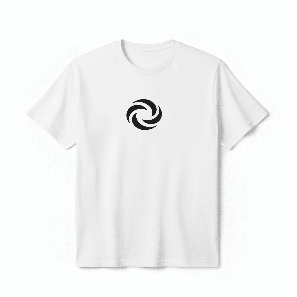 White Swirl Tee